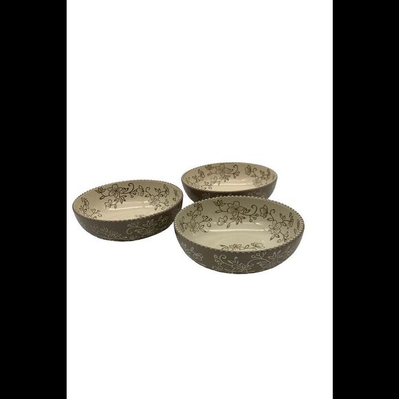 Temp-tations Floral Lace 18-oz Pasta Bowls - Set of 3 - Picture 1 of 1